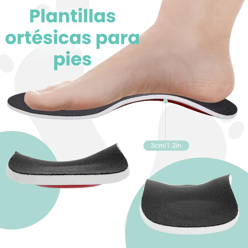 Plantillas Ortopédicas con Soporte para Arco (tallas ajustables)