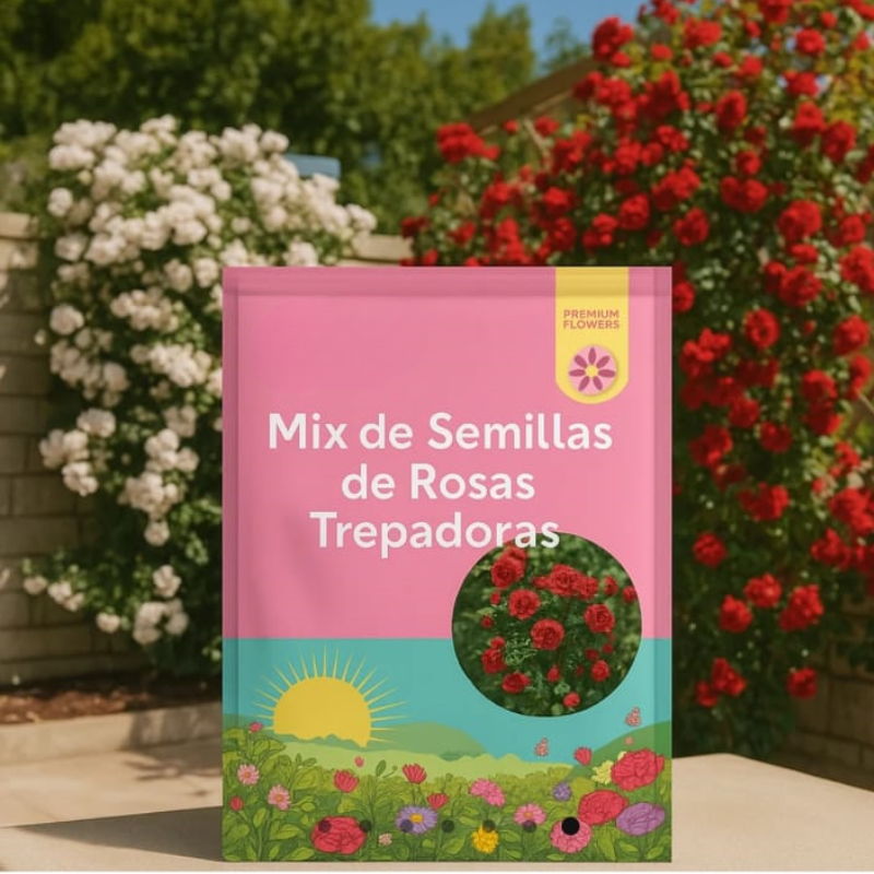 Semillas de Rosas Trepadoras + guia