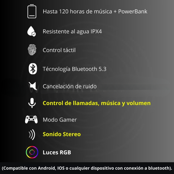 Audifonos M60 4 en 1