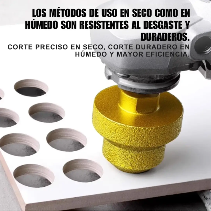 Broca Escalonada Diamantada