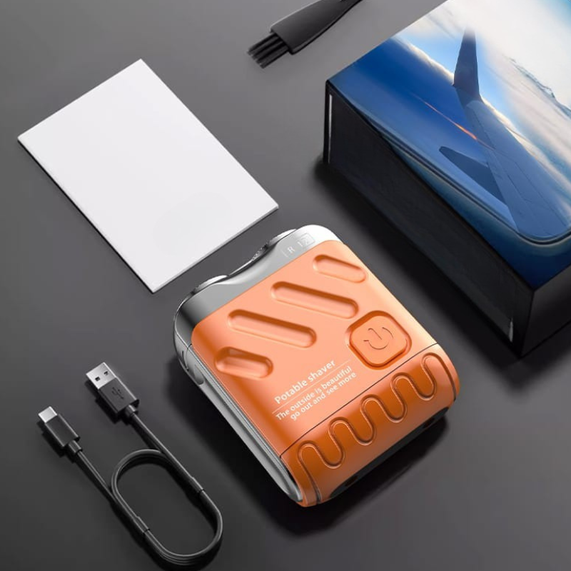 Afeitadora eléctrica portátil