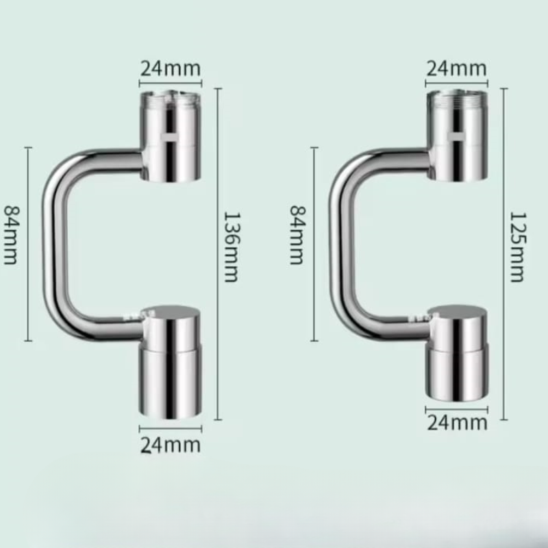 Extensor de Grifo Giratorio 1080°/1440°