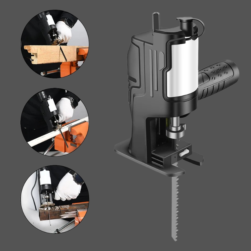 Adaptador de Sierra para Taladro + Sierras de Obsequio