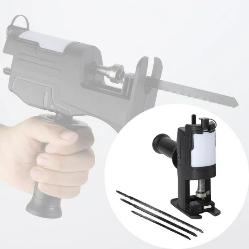 Adaptador de Sierra para Taladro + Sierras de Obsequio