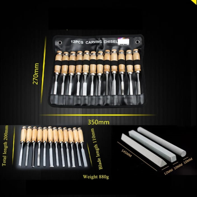 Kit de Cinceles 12 piezas